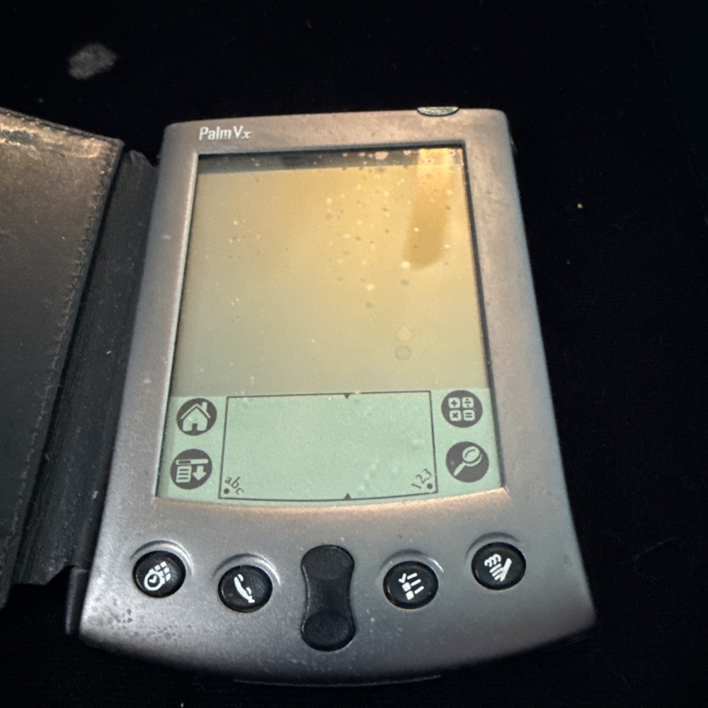 Palm Pilot VX Handheld PDA‎ with Case, No Charger, Clean, Untested As Is 4037